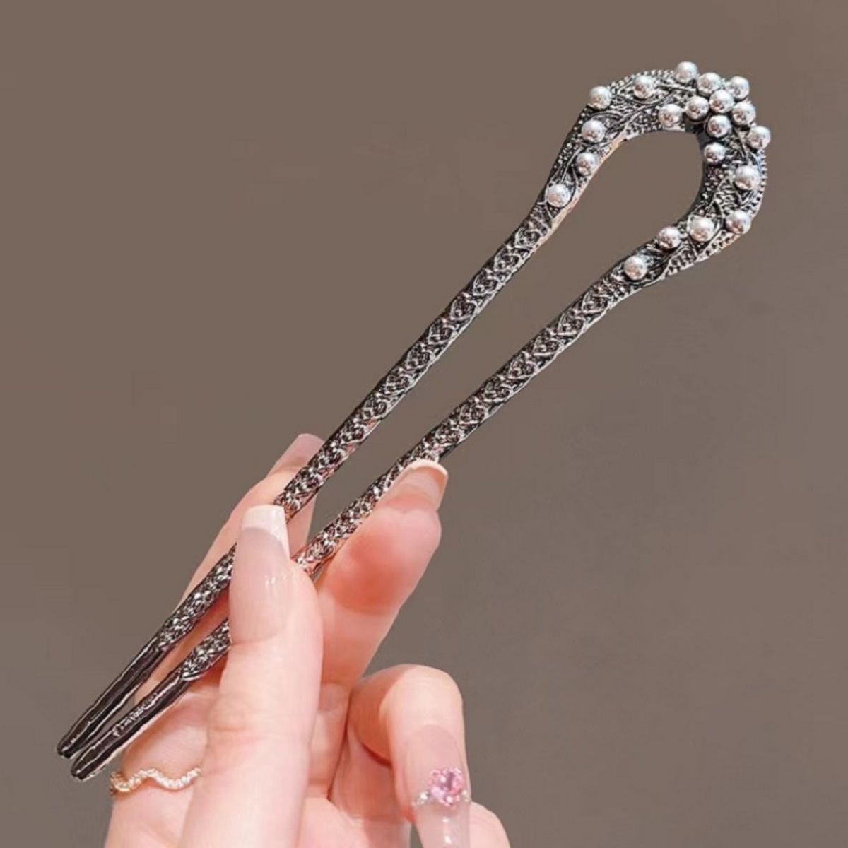 New Pearl U Shaped Hairpin For - Women Accessories Shop 리뷰 및 가격