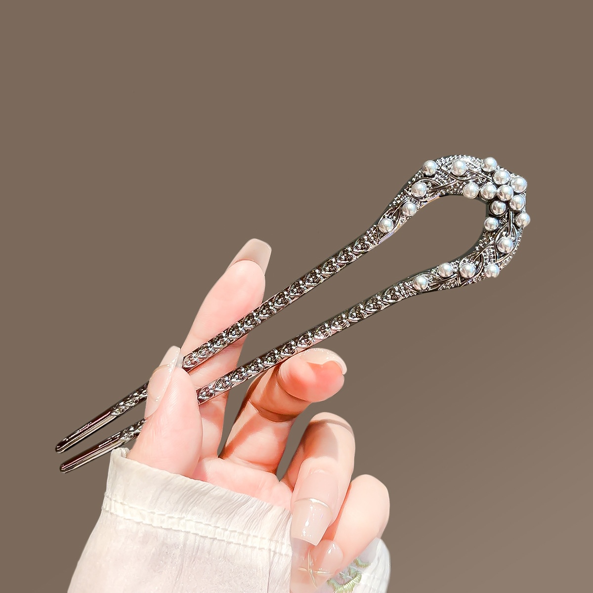 New Pearl U Shaped Hairpin For - Women Accessories Shop 리뷰 및 가격