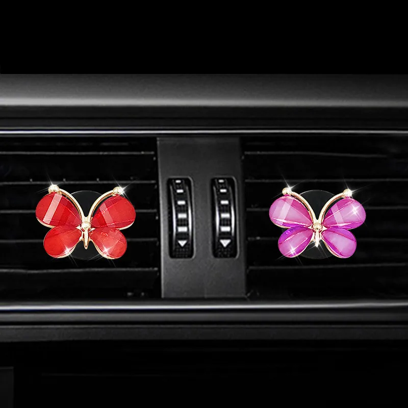 Colorful Butterfly Car Air Con - Women Accessories Outlet 리뷰 및 가격
