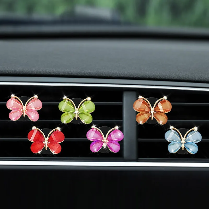 Colorful Butterfly Car Air Con - Women Accessories Outlet 리뷰 및 가격