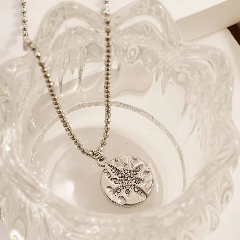 Stainless Steel Women Delicate - Coin Necklace Delicate 리뷰 및 가격