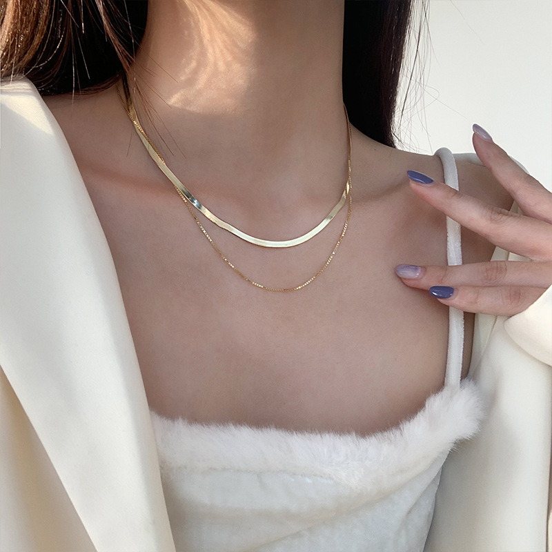 New 925 Sterling Silver Neckla - Layered Necklace Set 리뷰 및 가격