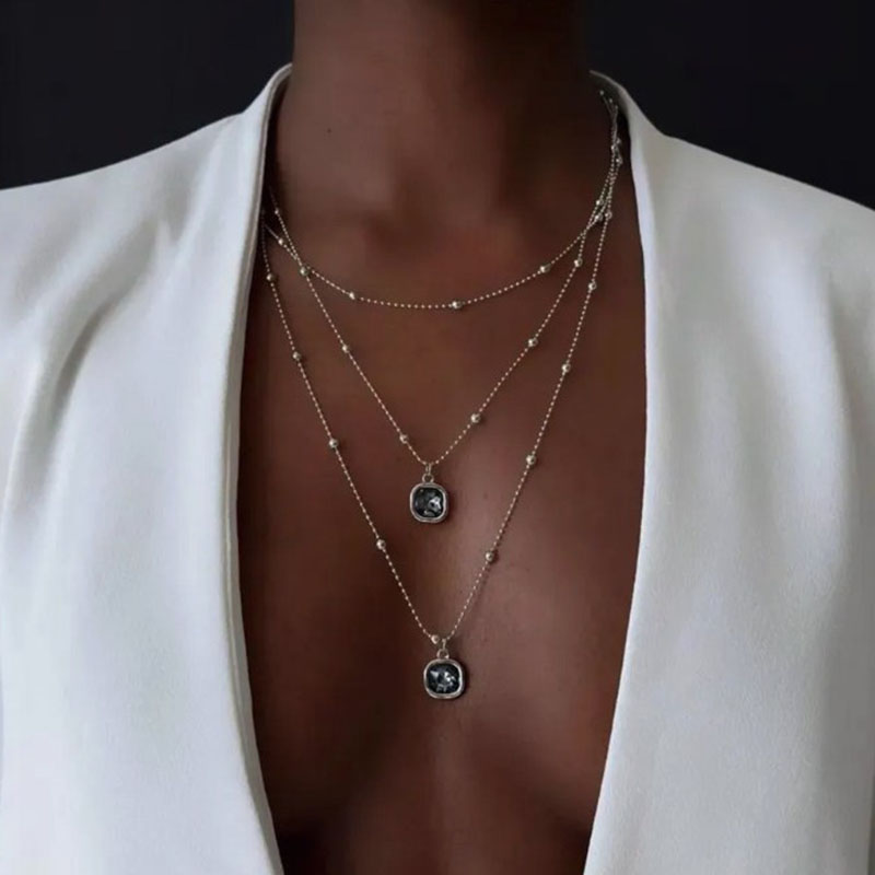 Fashionable Multi-layer Shiny  - Layered Necklace Set 리뷰 및 가격