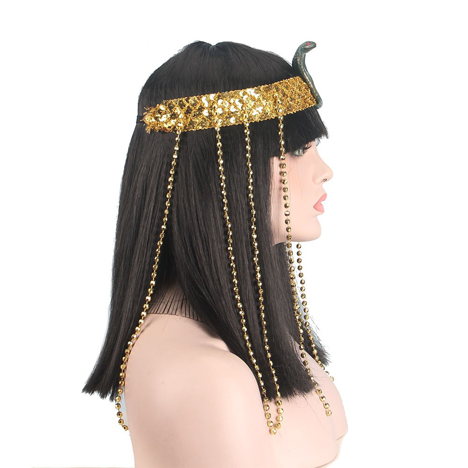 Cleopatra Egyptian Queen Wig a - Women Accessories In Egypt 리뷰 및 가격