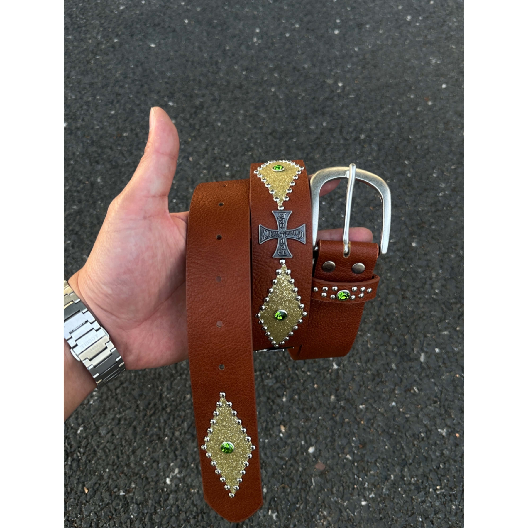 Vintage Rhombus Rivet Spliced  - Women Electronic Accessories 리뷰 및 가격