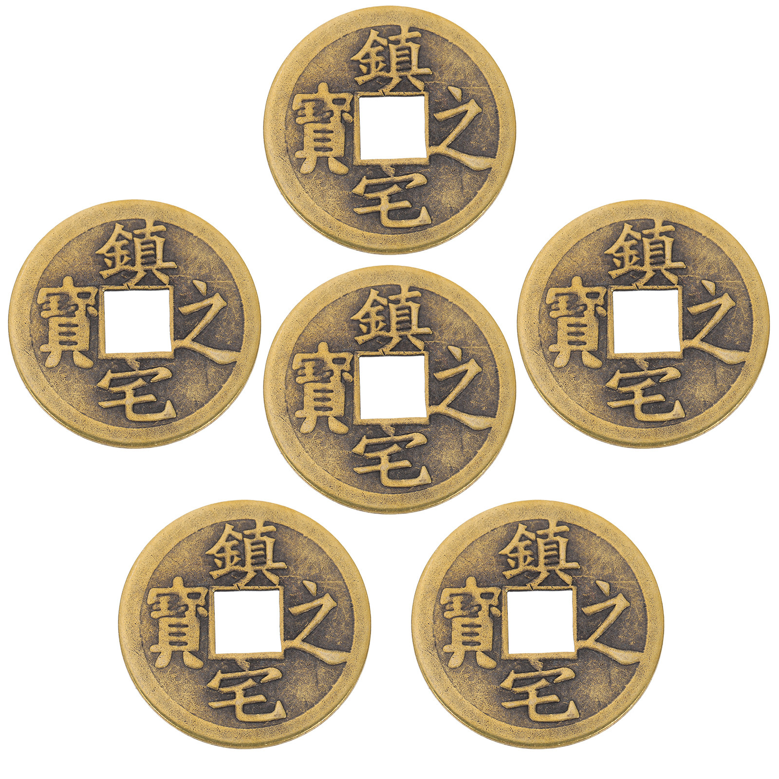 6Pcs Delicate Vintage Brass Ch - Coin Necklace Delicate 리뷰 및 가격