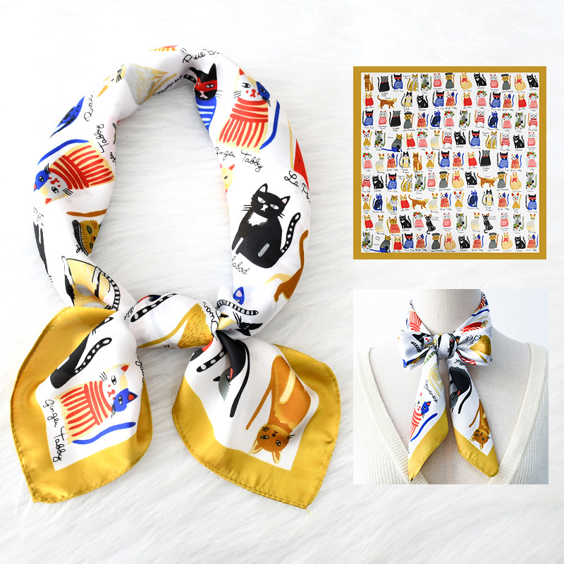 Luxury Silk Square Scarf Women - Silk Scarf Square 리뷰 및 가격