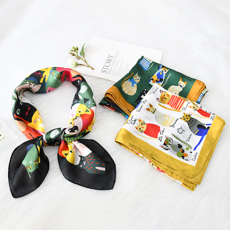 Luxury Silk Square Scarf Women - Silk Scarf Square 리뷰 및 가격