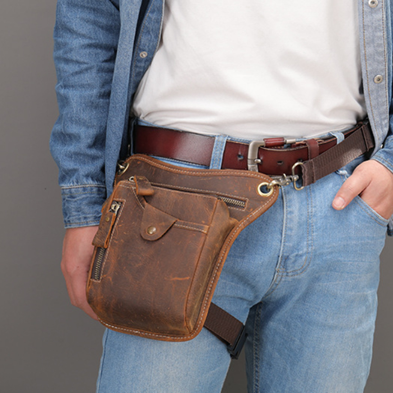 Vintage Pu Leather Waist Pack  - Women Electronic Accessories 리뷰 및 가격