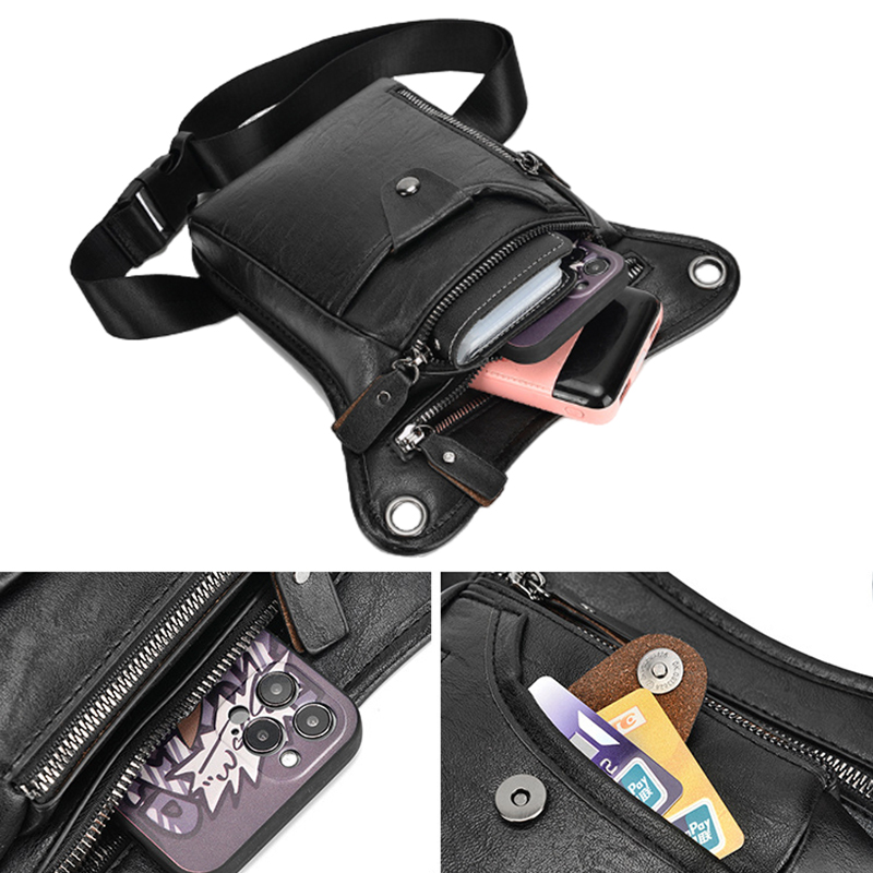 Vintage Pu Leather Waist Pack  - Women Electronic Accessories 리뷰 및 가격