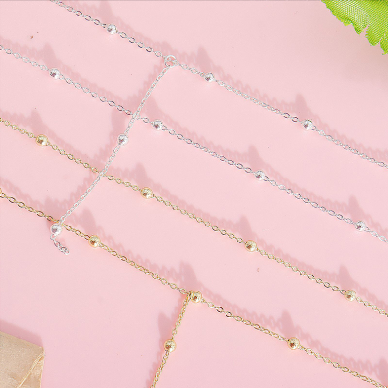 New Trendy 925 Sterling Silver - Layered Necklace Set 리뷰 및 가격