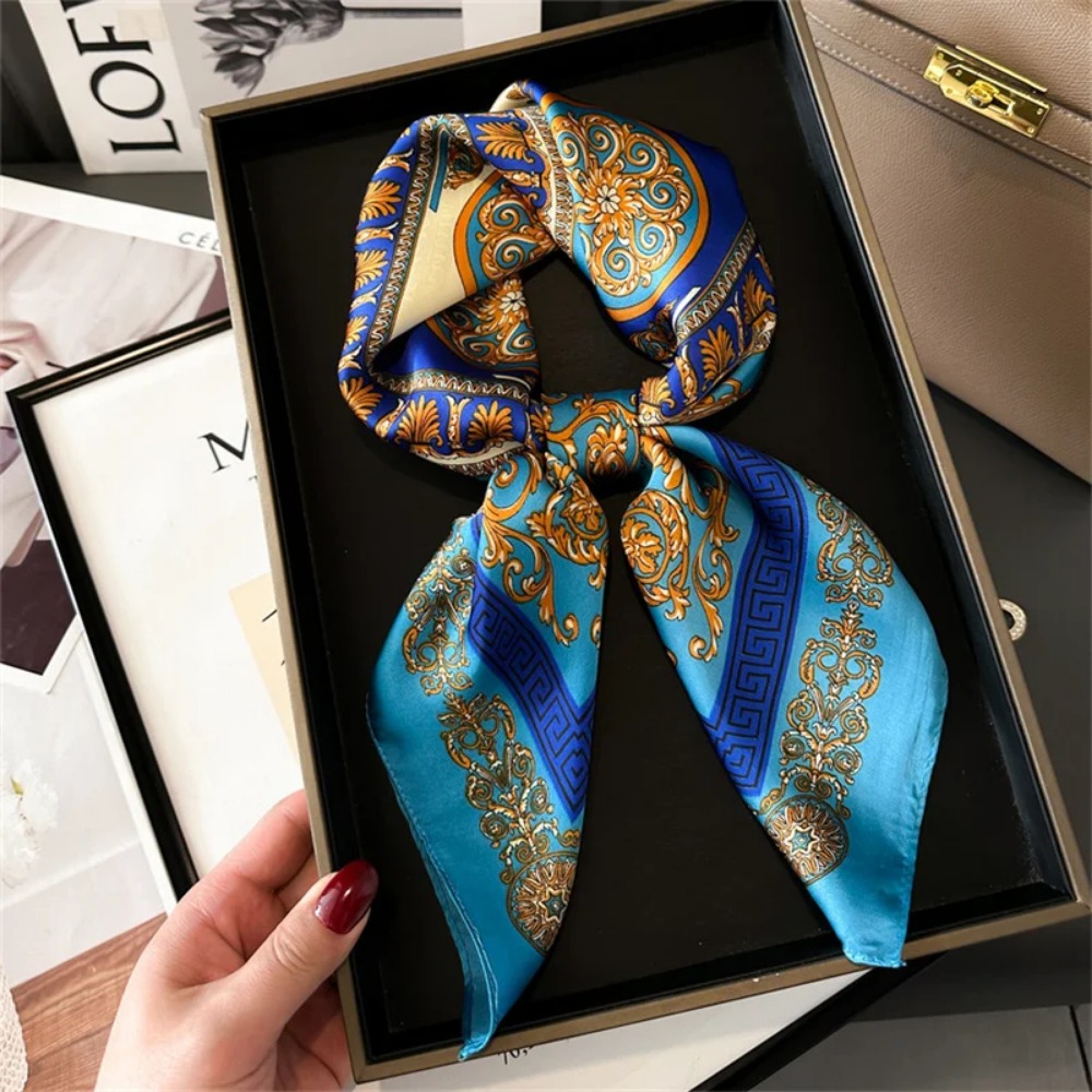 Women 70x70cm Printed Silk Pas - Women Accessories Shop 리뷰 및 가격