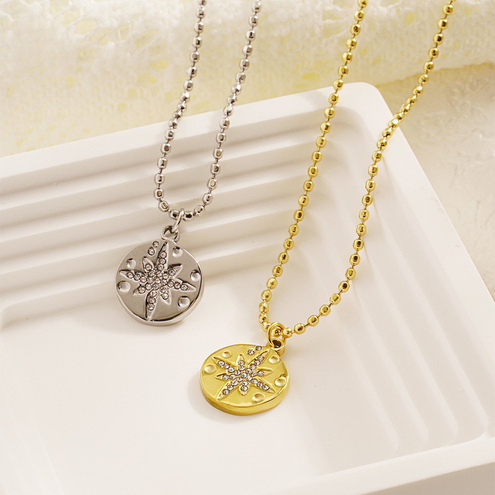 Stainless Steel Women Delicate - Coin Necklace Delicate 리뷰 및 가격