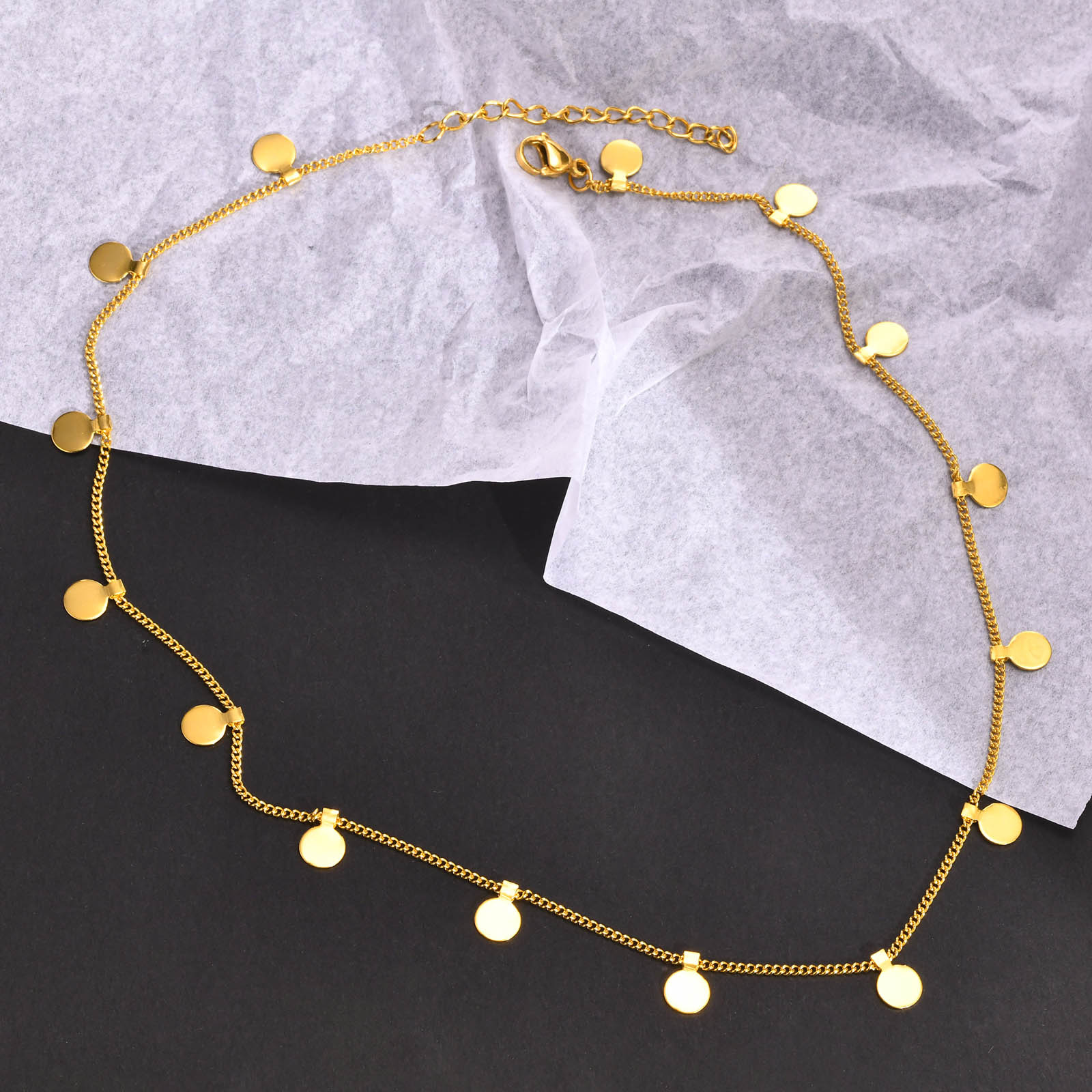 Delicate Small Multiple Coins  - Coin Necklace Delicate 리뷰 및 가격
